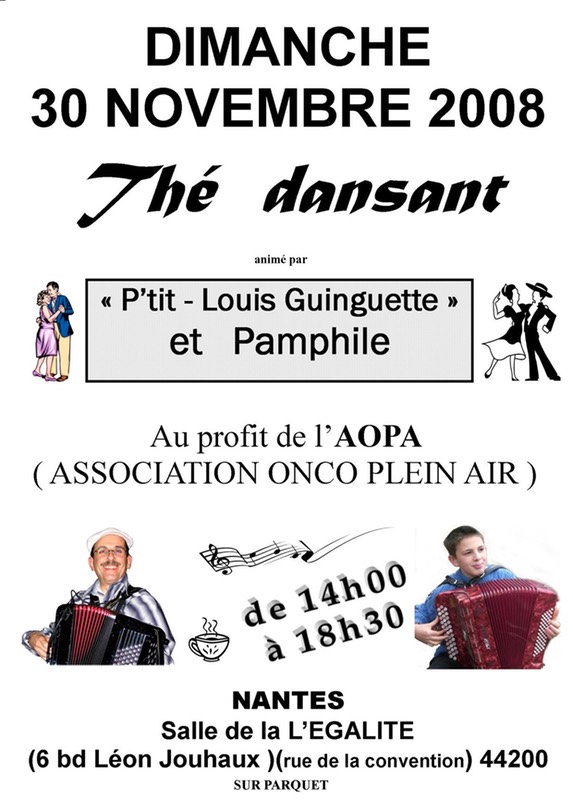 AFFICHE 30 NOVEMBRE 2008