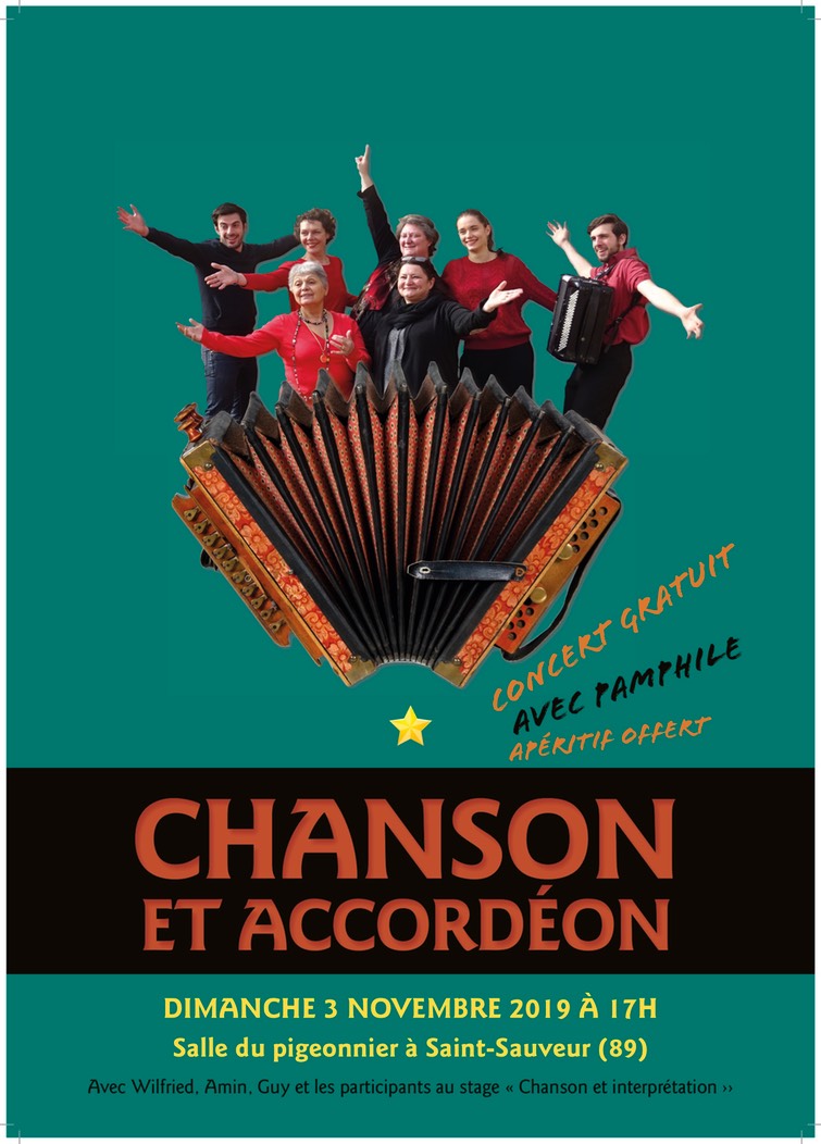 affiche concert stage de chant Nov 2019