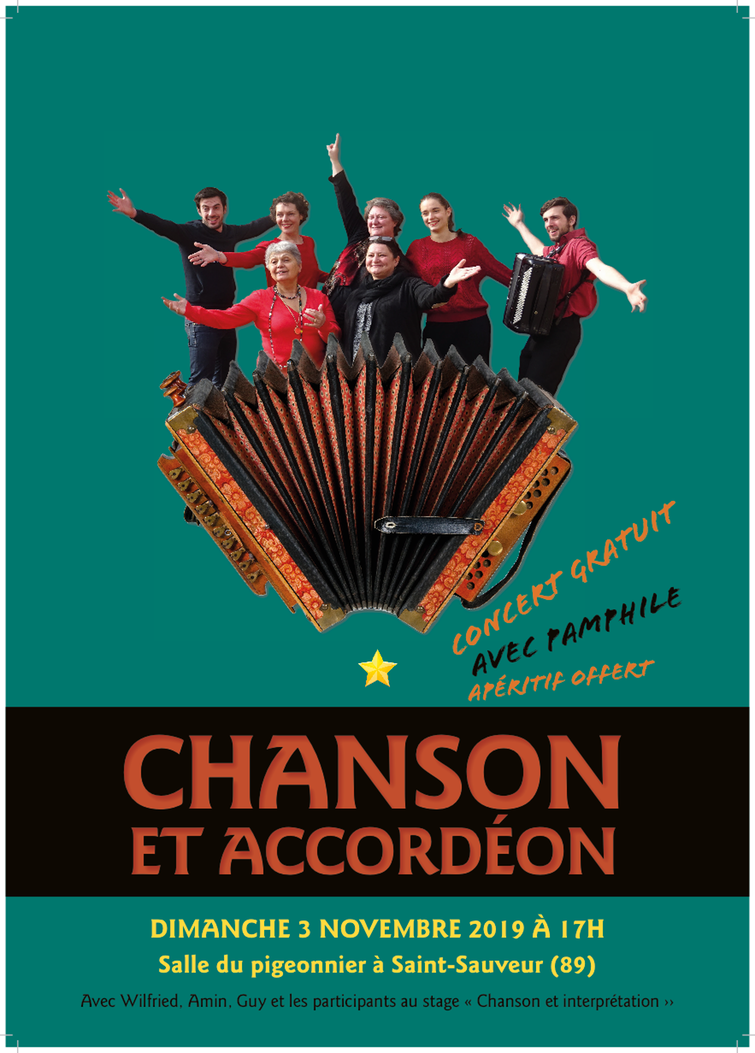 affiche concert stage de chant FEV 20